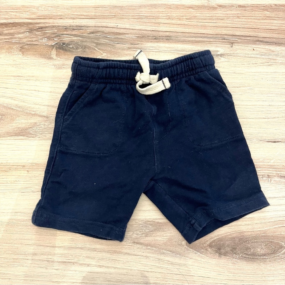 [3 for $15] CARTER’S Blue Cotton Drawstring Shorts (18 months)